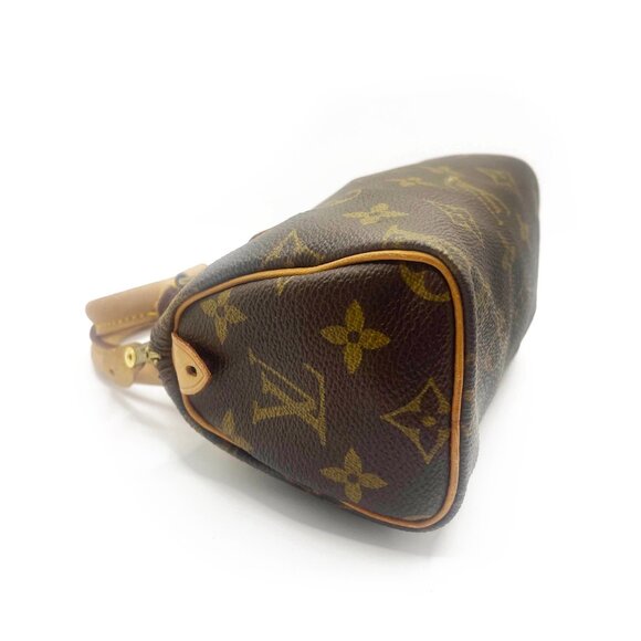 Authentic Louis Vuitton Monogram Mini Sac HL Speedy Nano Bag Vintage Purse Y2K - Picture 6 of 12